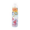 Botella Redonda Transparente 240Ml Con Tetina De Silicona Cohete
