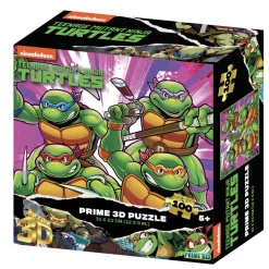3D Rompecabezas Tortugas Ninja Clásicas W1 X 100Pc