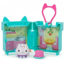 Gabby'S Dollhouse Mini Set De Juego C/Clip Cakey Cat