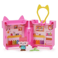 Gabby'S Dollhouse Mini Set De Juego C/Clip Baby Box Cat