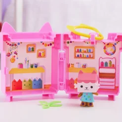 Gabby'S Dollhouse Mini Set De Juego C/Clip Baby Box Cat