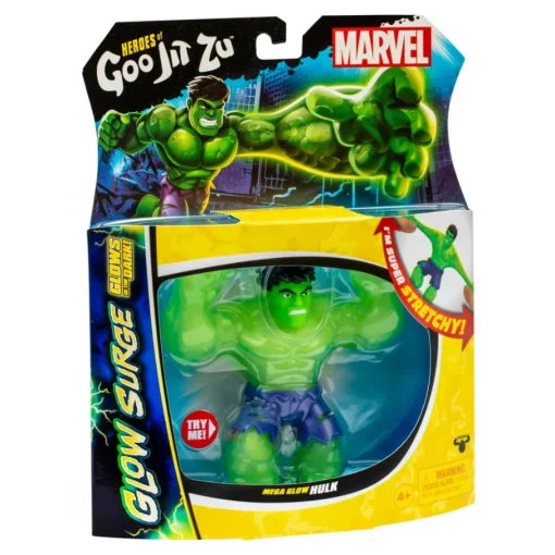 Goo Jit Zu Marvel Glow Surge X 1 Hulk