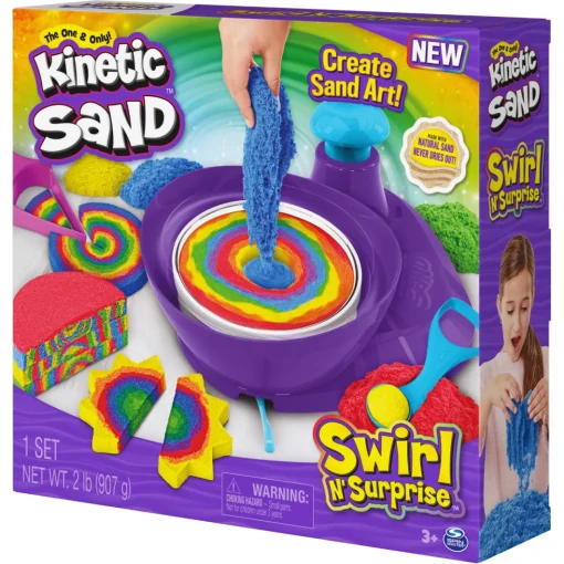 Kinetic Sand Set Creaciones Gira Y Sorprende