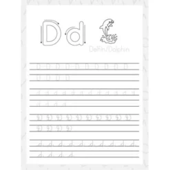 Libro De Colorear - Jugando A Escribir Abecedario
