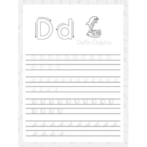 Libro De Colorear - Jugando A Escribir Abecedario