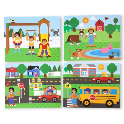 Melissa & Doug Juego Magnético Crea Escenas