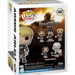 Pop Animation:  Aot S5- Armin Arlert Clasico Fig. Vinil
