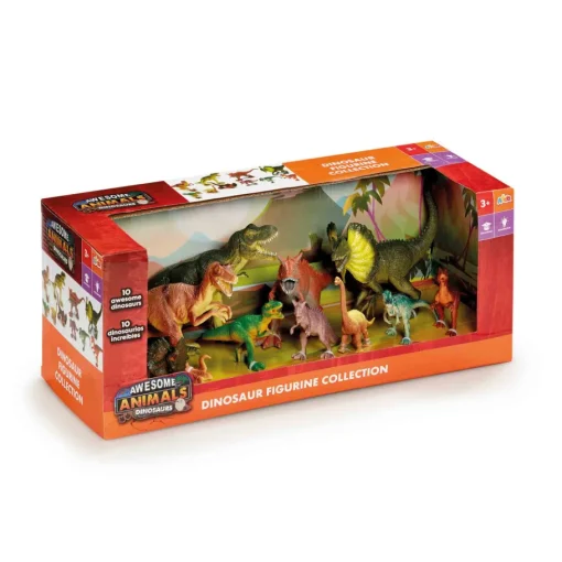 Set Figura X10 De Dinosaurios - Awesome Animals