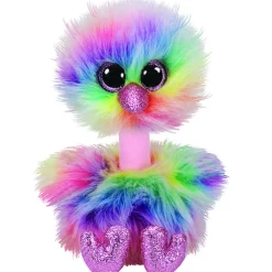 Ty Beanie Boos Asha Avestrúz Arcoiris Mediano