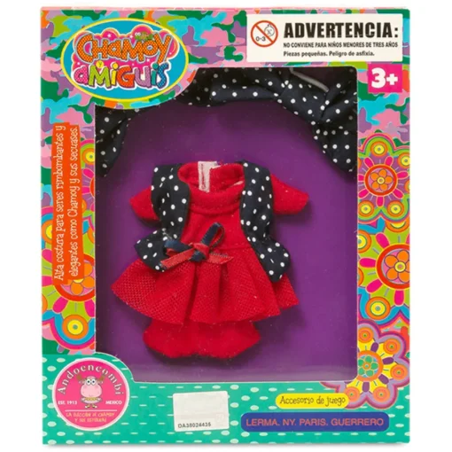 Vestido Rojo Chaleco Chamoy Distroller